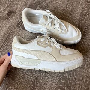 PUMA Cali Dream Pastel Sneakers in White/Nimbus Cloud